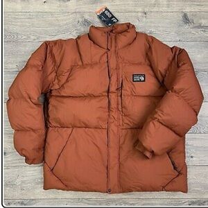 NWT Mountain Hardwear Jacket Sz large Mens iron oxide Nevadan Down 650 Fill